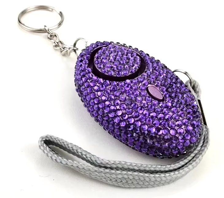  Allarme portachiavi di strass 