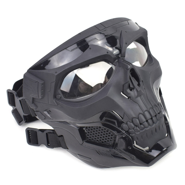 Maschera tattica del cranio in stile Harley