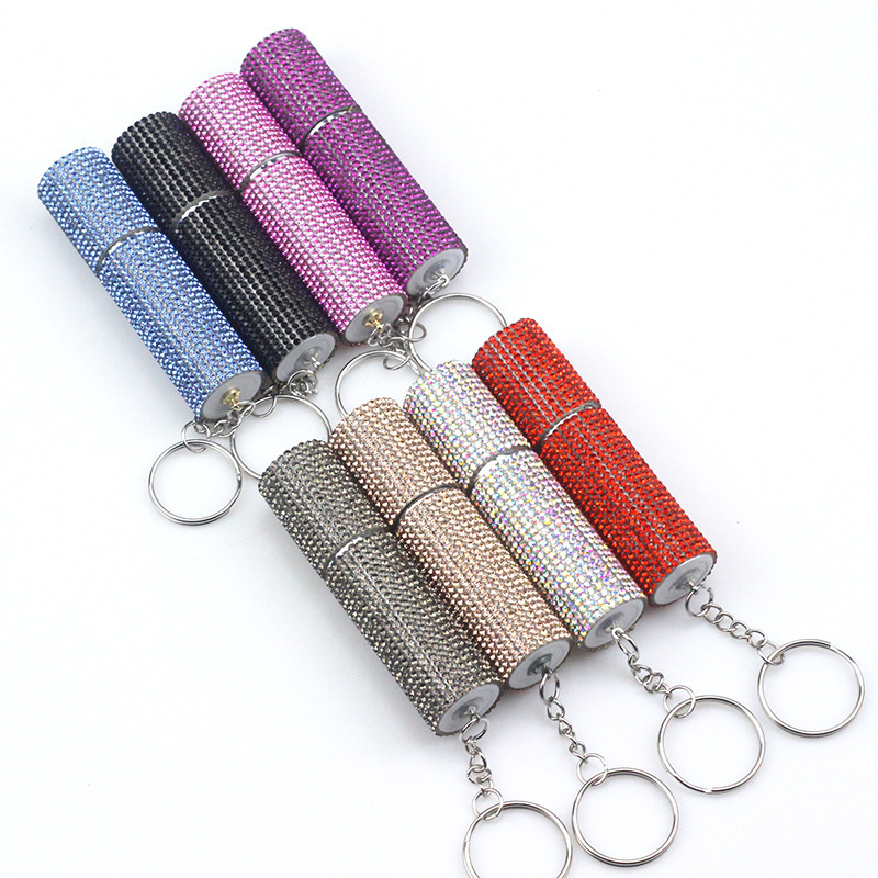 Multi-function Portable Mini 5ml Perfume or Pepper Spary Bottle Keychain