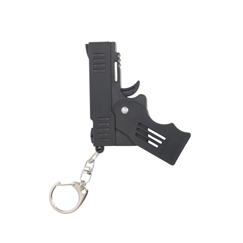 Self Defense Mini Deformable Stun Gun Flashlight for Women Safety