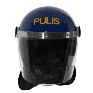 Philippine Riot Helmet with Curved PC Visor for Field Protection Tasks