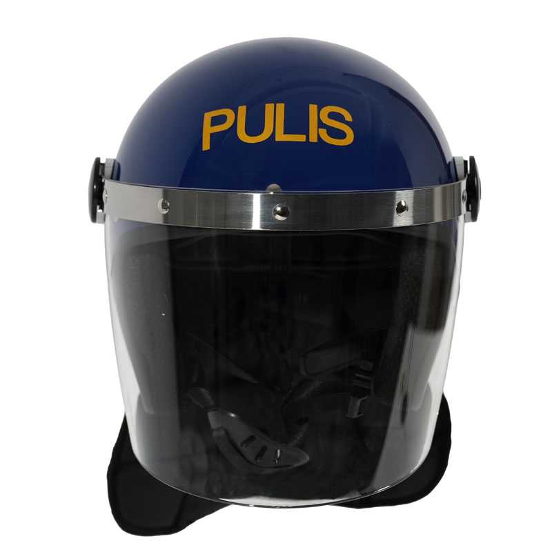 Philippine Riot Helmet with Curved PC Visor for Field Protection Tasks