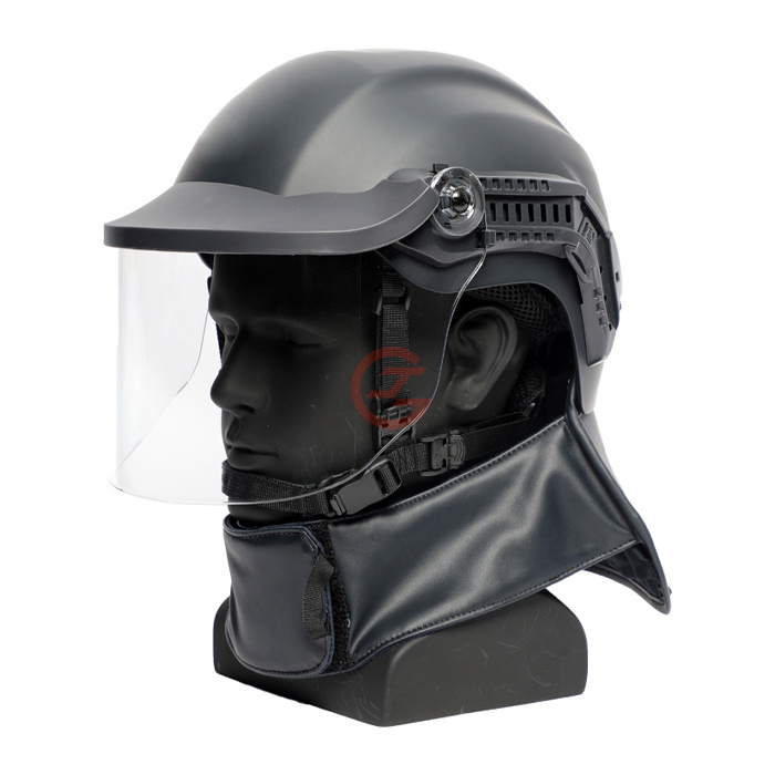 High Strength FAST Riot Helmet with Neck Protector for Outdoor Safety