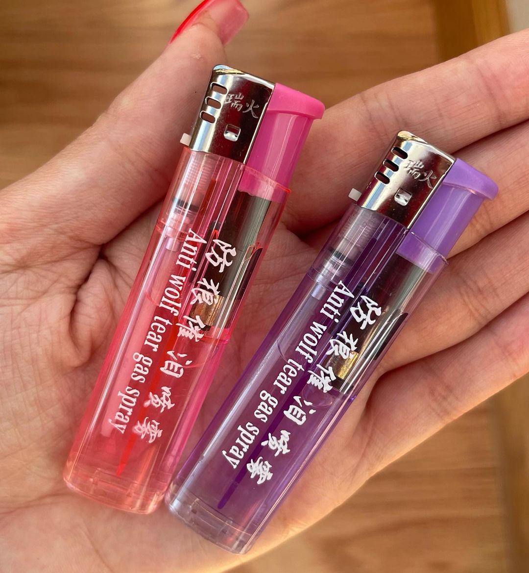  Wholesale 20ml Self Defense Lighter Pepper Spray 