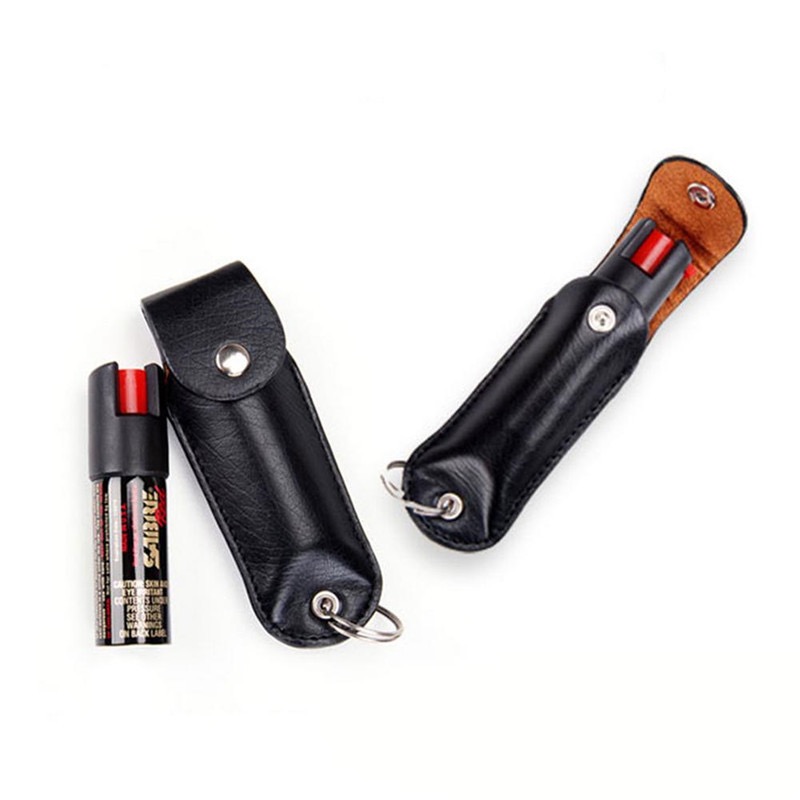 Mini Pepper Spray Leather Protective Case