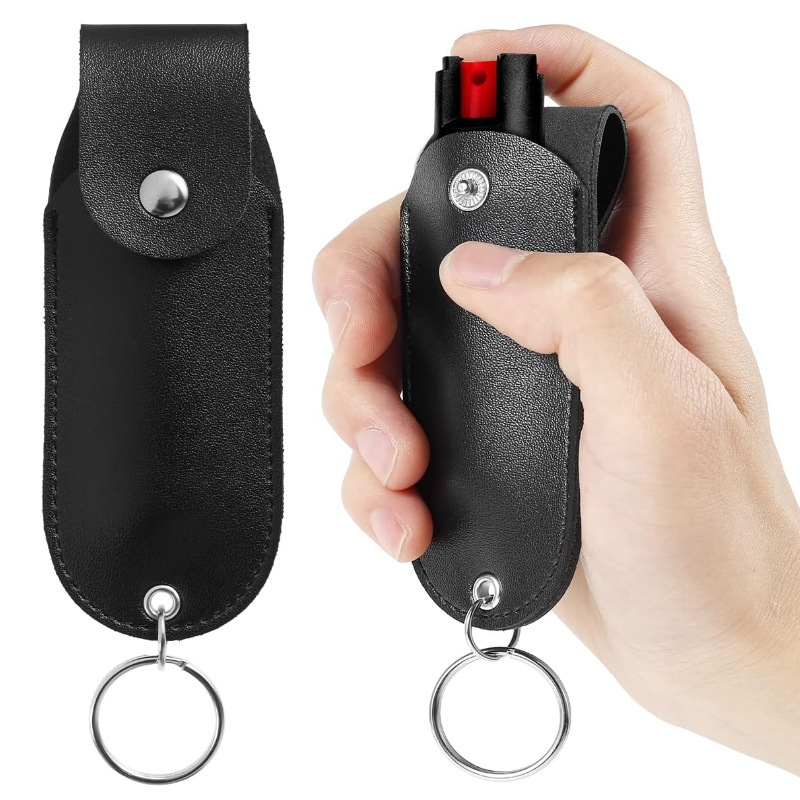 Mini Pepper Spray Leather Protective Case