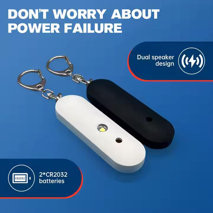 Portable High Power LED Flash Personal Alarm Keychain