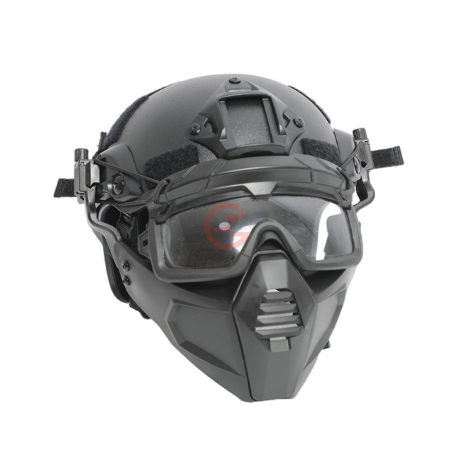 Anti-Riot FAST Helmet with Fcace Mask and Goggles