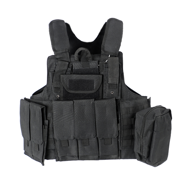  Oxford Tactical Plate Carrier Loaded Weight Tactical Vest