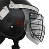 Professional Riot Helmet with Curved Face Shield Waterproof Design for Outdoor Protection