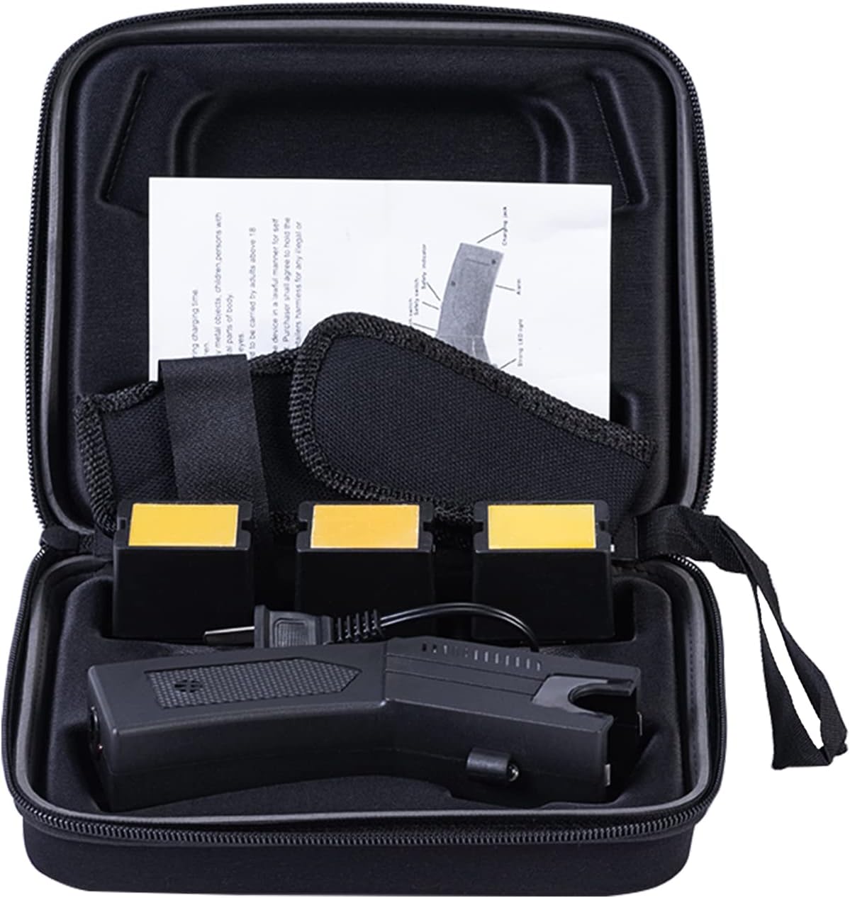 Rechargeable Stun Gun Cartridge Taser with Infrared Ray