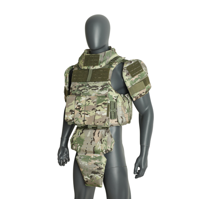 Full Body Protection Bulletproof Vest with Modular Attachment System for Patrol and Hostage Rescue