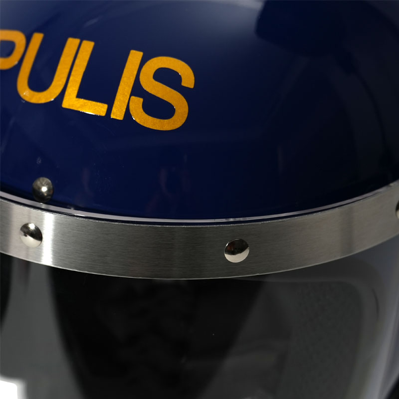 Saha Koruma G&ouml;revleri i&ccedil;in Kavisli PC Viz&ouml;rl&uuml; Filipin Riot Kaskı