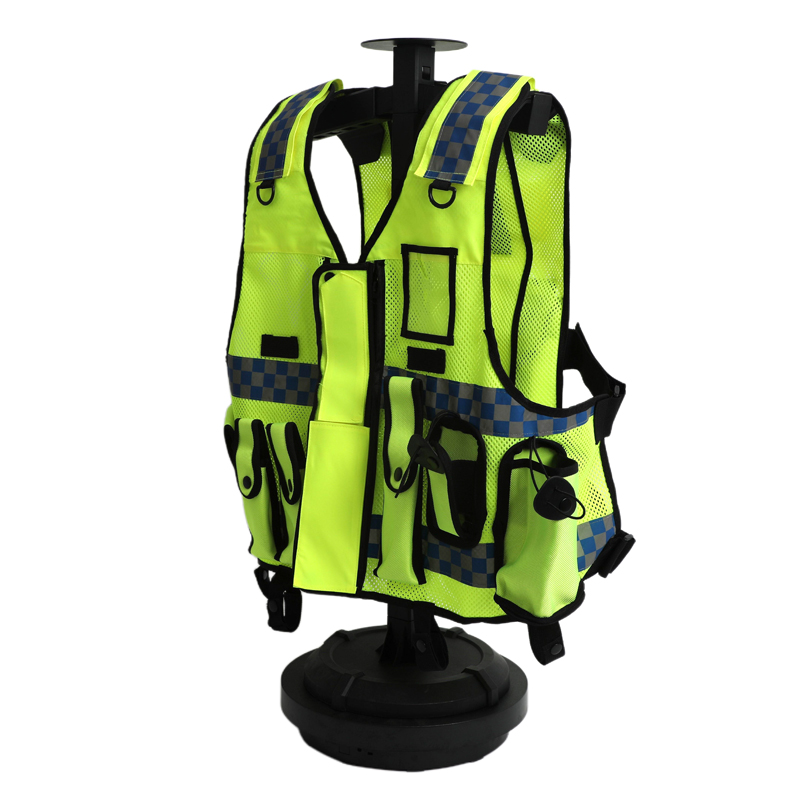 High Visibility Reflective Safety Vest with Multi Pockets for Traffic Construction Use