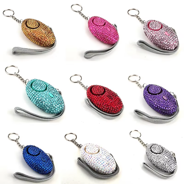  Penggera keychain rhinestone 