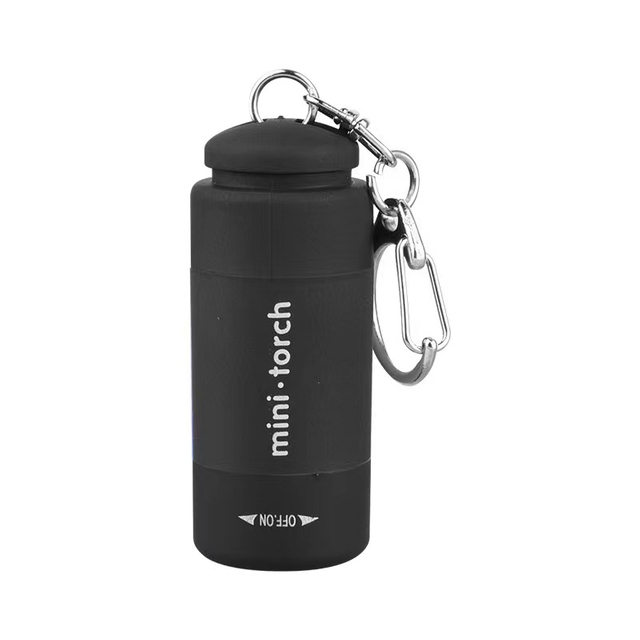 Lampu suluh mini keychain yang boleh dicas semula