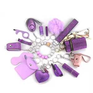 16 PCS Rhinestone Torychain fai -da -te SET di autodifesa