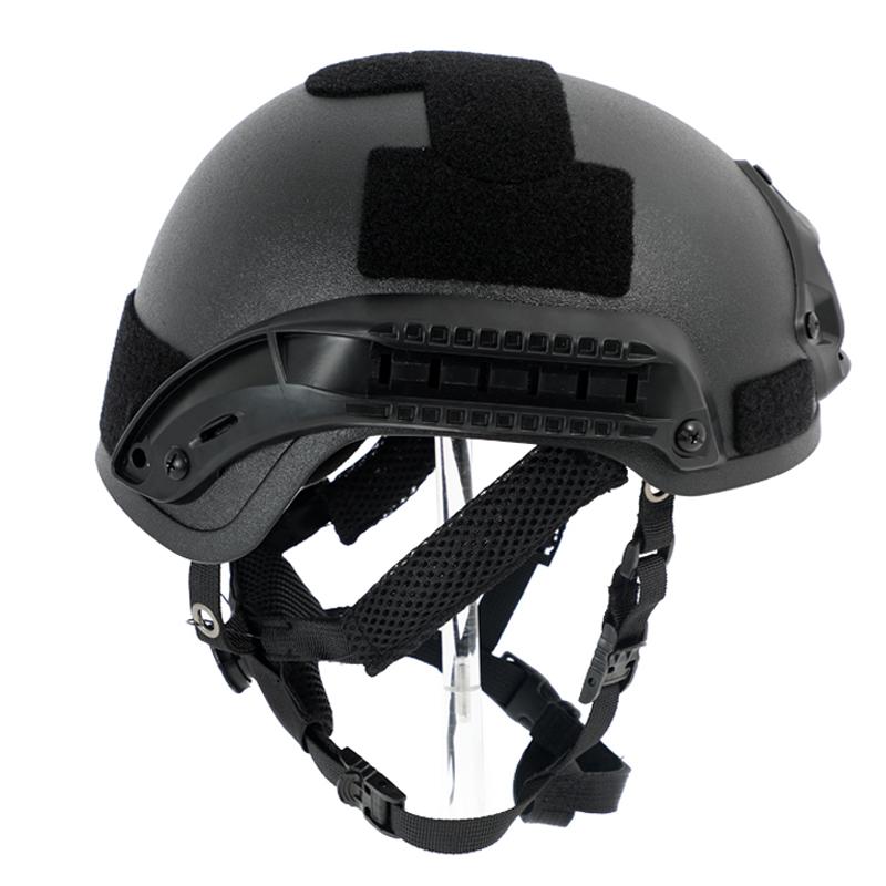 Nyeusi Tactical haraka Anti Roit Helmet