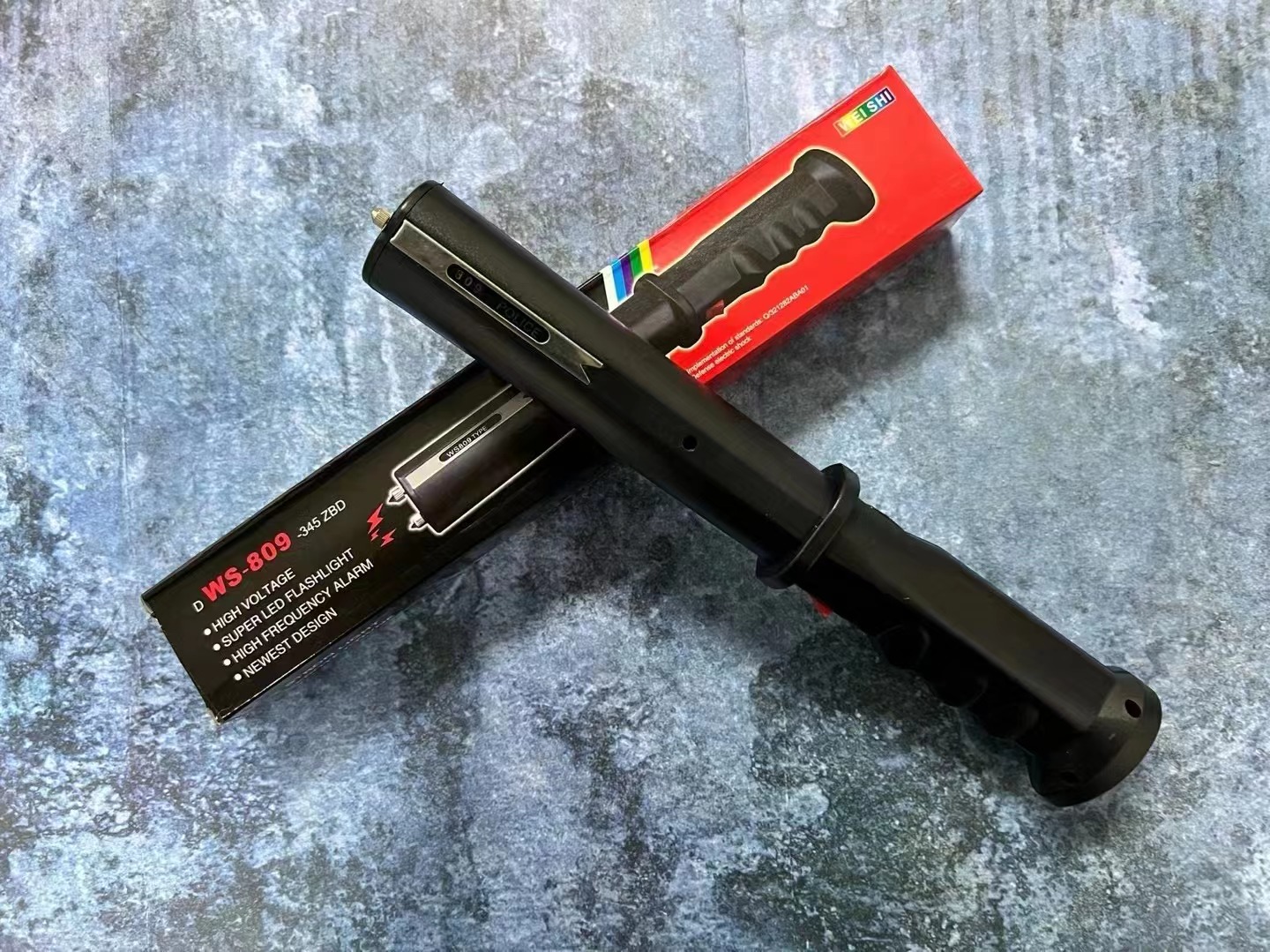 Heavy Duty Self Defense Weapon 809 Stun Gun with Alarm