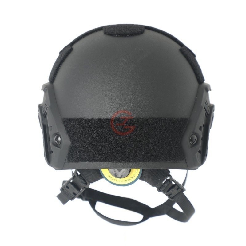 Matte Black Fast Riot Helmet for Lawenforcement
