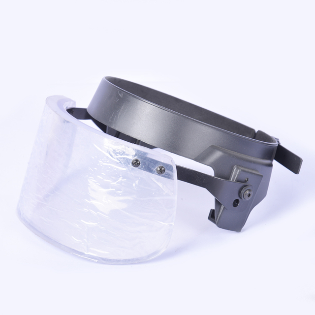 NIJ IIIA Polyethylene Tactical PASGT/M88 Ballistic Visor 