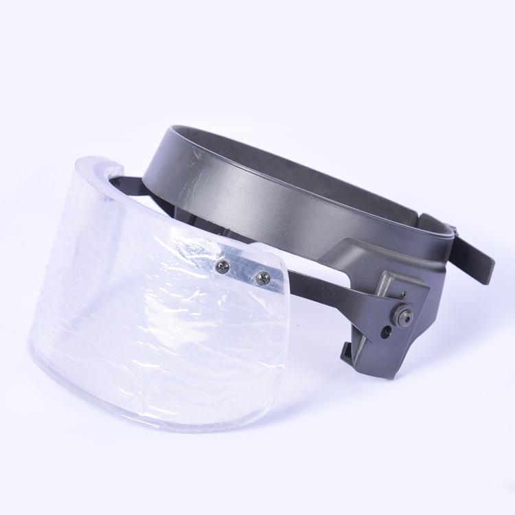 NIJ IIIA Polyethylene Tactical PASGT/M88 Ballistic Visor 