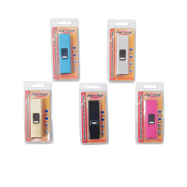1502 mini lommelykt USB -oppladbar stun pistol