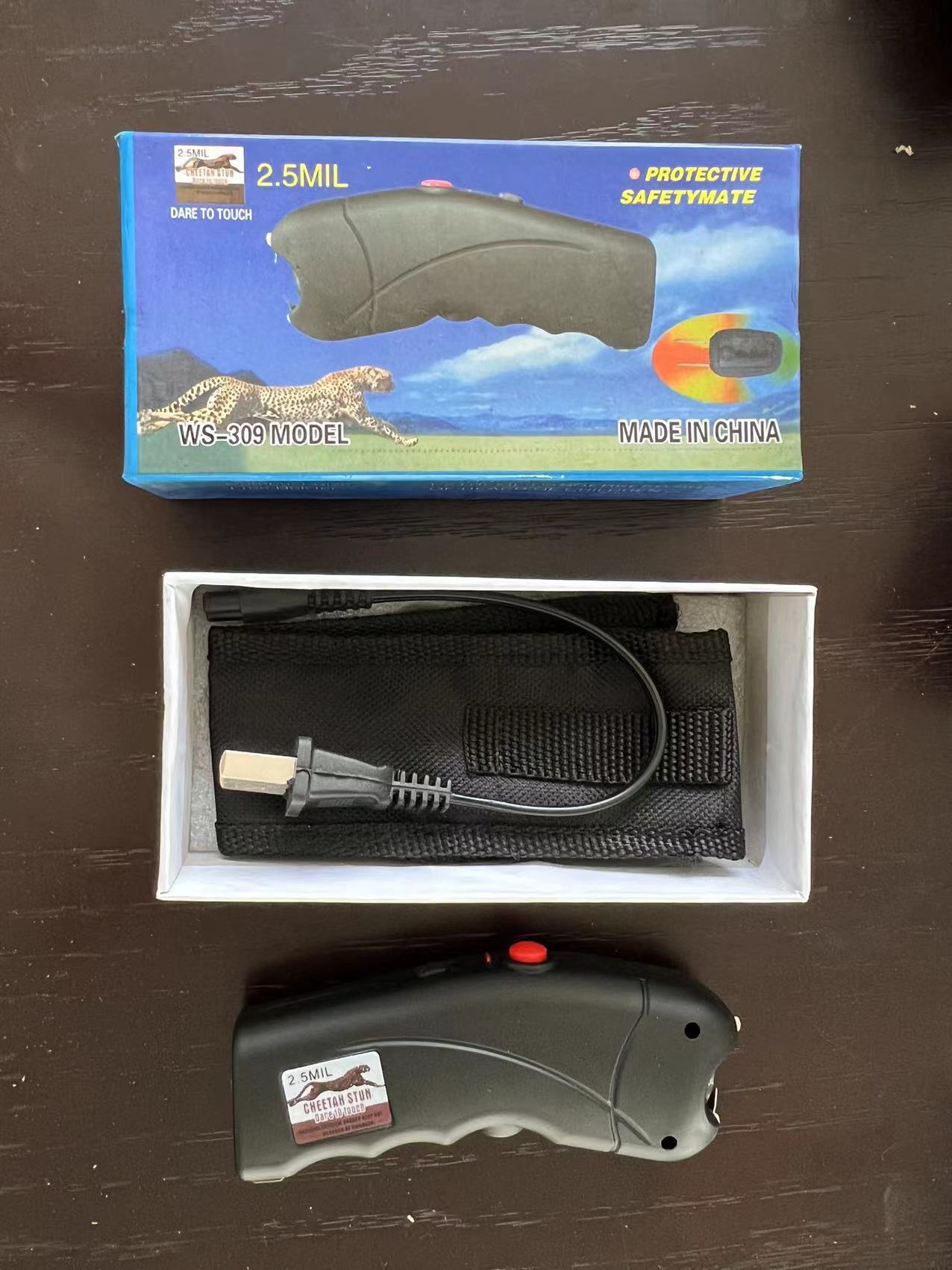 Powerful Professional Safety Equipment for Travel Protection 309 Stun Gun