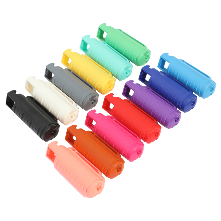DIY Colorful Keychain Bulk Pepper Spary Replacement Case