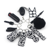 Safety Guard Wrist Bulk Kit 12 PCS DIY Keychain Accessories Sets 