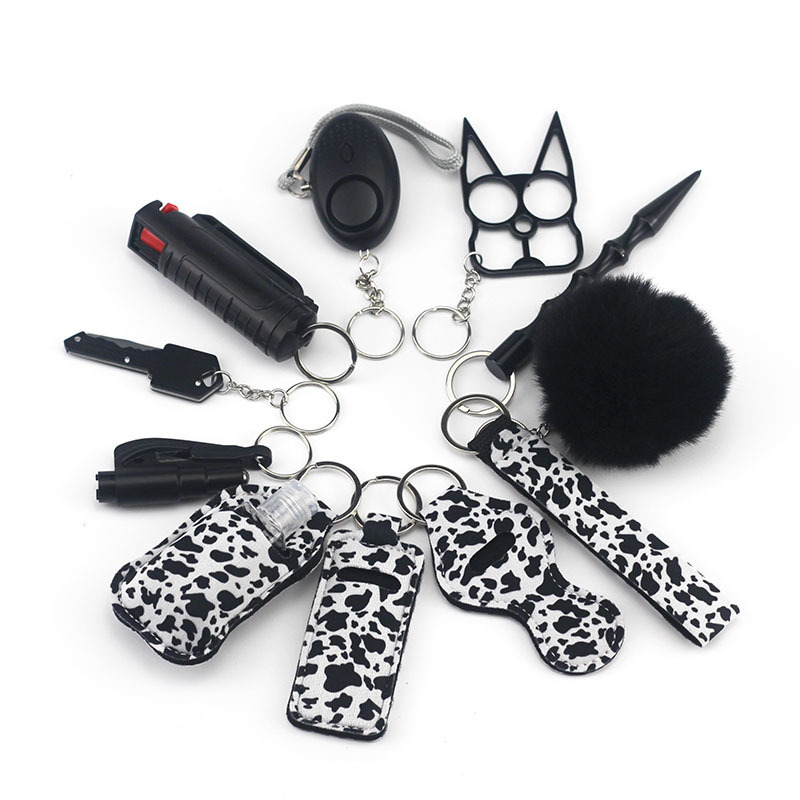 Safety Guard Wrist Bulk Kit 12 PCS DIY Keychain Accessories Sets 