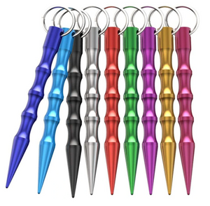 Colorful Pointed Self-defense Stick for Women Keychain Cool Stick