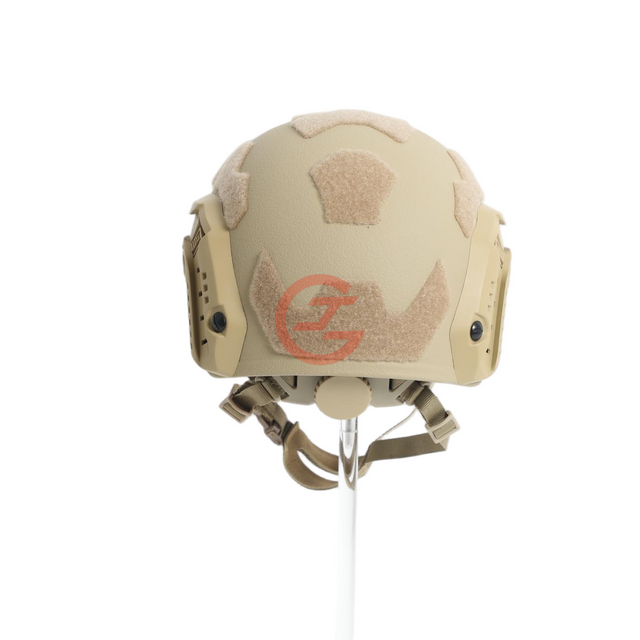 High-Cut Helmet with Rails Ideal for Communication Systems and Training
