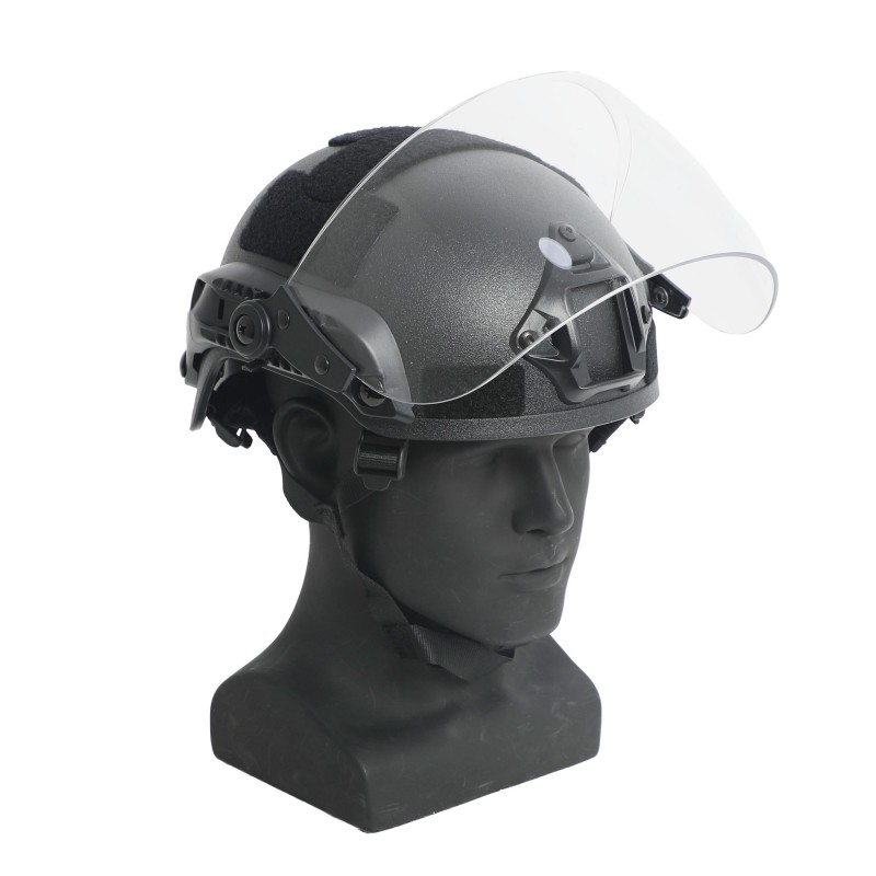 7-FAST防暴头盔-带面罩（普通面罩）-白底图