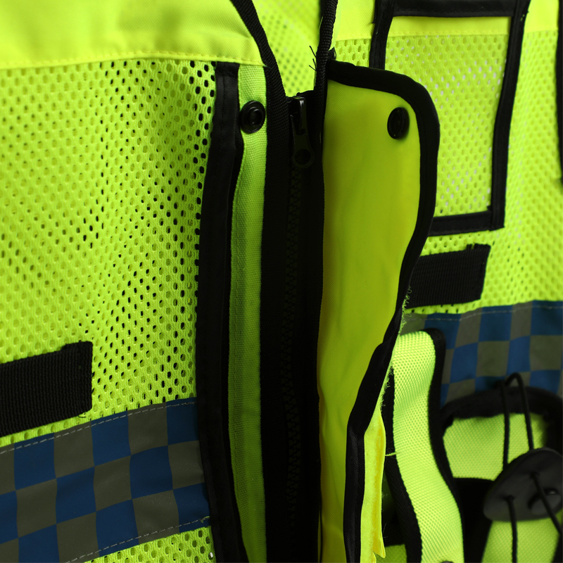 High Visibility Reflective Safety Vest with Multi Pockets for Traffic Construction Use