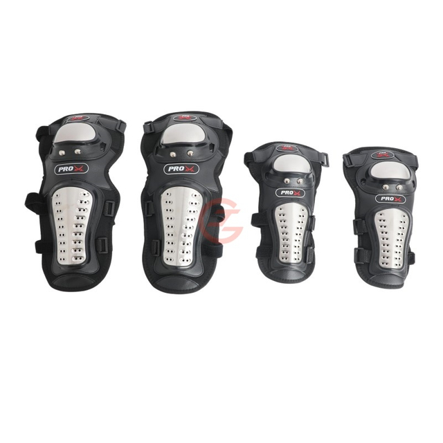 Stainless Knee Elbow Protector Set for Motocross Protector Pad Guards