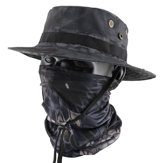 Set da collo tattico mimetico bonny cappello