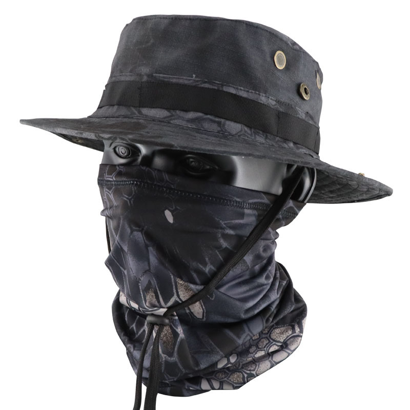Set da collo tattico mimetico bonny cappello