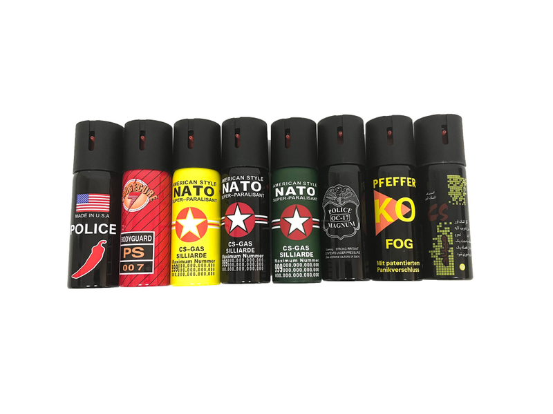 60ml 110ml Bottle Security Police Oc CS High Strengh Tear Gas Pepper Spray