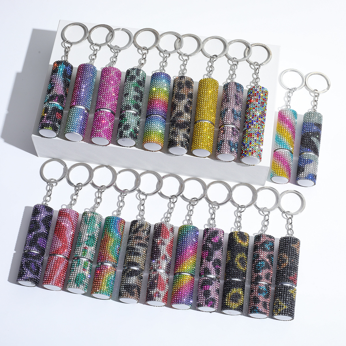 Multi-function Portable Mini 5ml Perfume or Pepper Spary Bottle Keychain