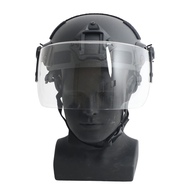 FAST Riot Control Helmet with Full Face Shield for Field Mission Ready