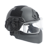 Full Face Shield Bulletproof Helmet with Thickened PC Visor for Field Protection Tasks
