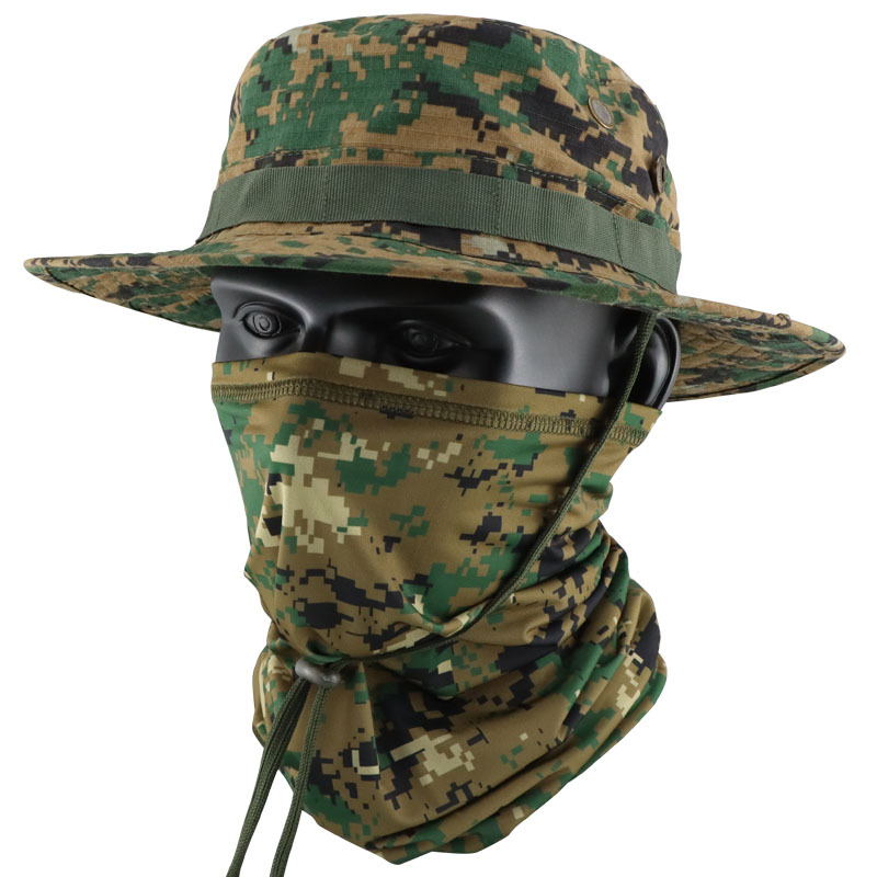 Set da collo tattico mimetico bonny cappello