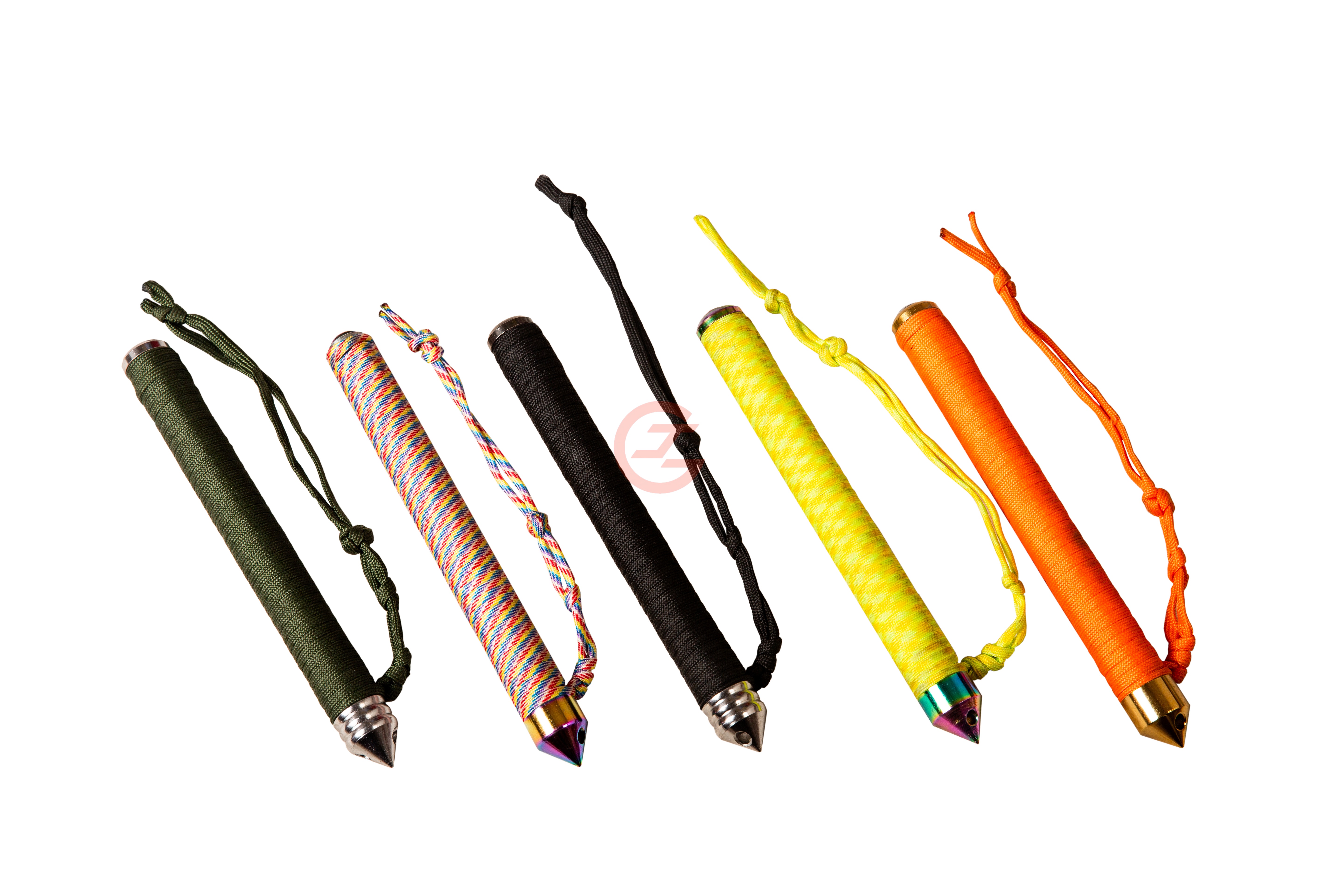 Diamond Pattern Non-slip Handle Expandable Baton with Window Breaker
