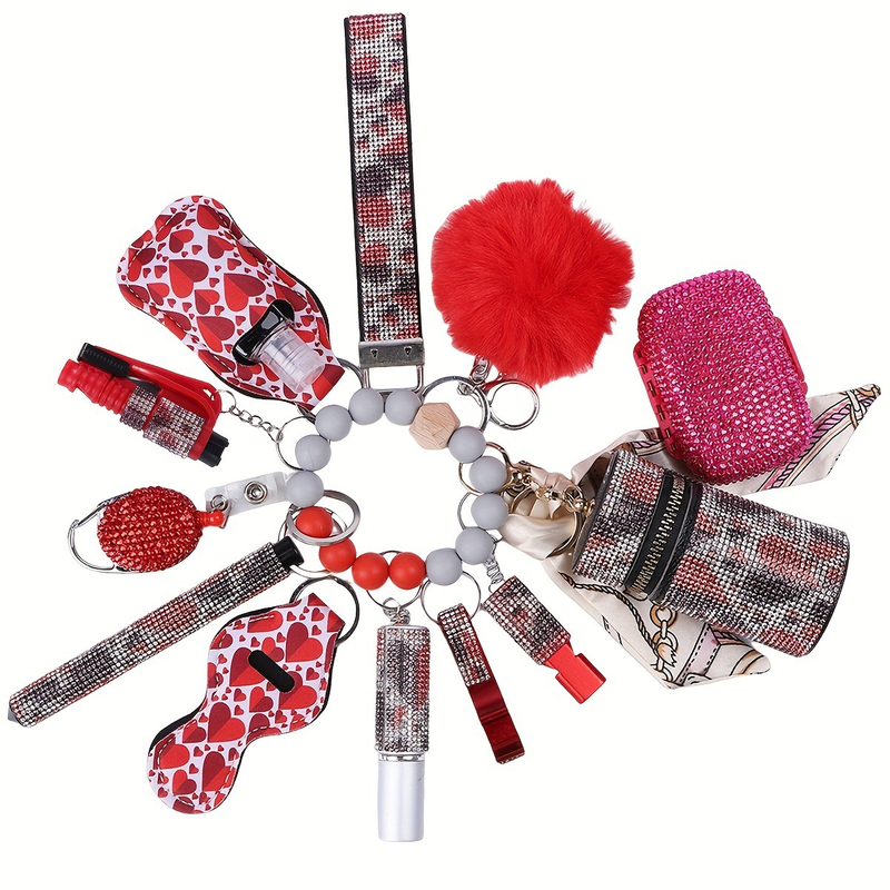 Bling Wrist Bulk Kit for Women Self-Defense Keychains