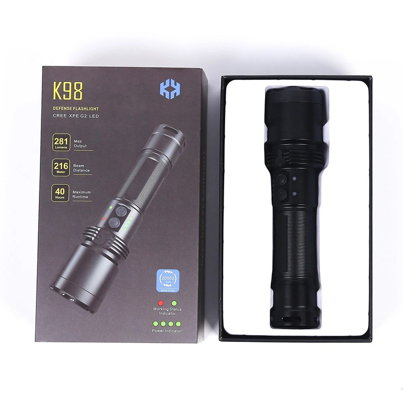  Security Guard Electric Flashlight Stun Gun