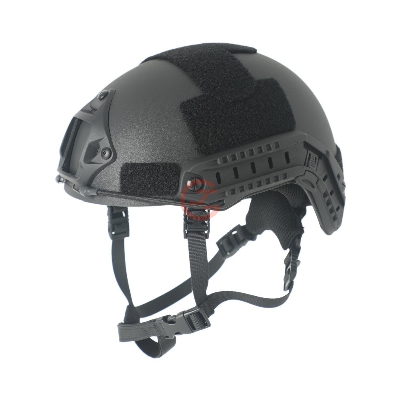 Matte Black Fast Riot Helmet for Lawenforcement