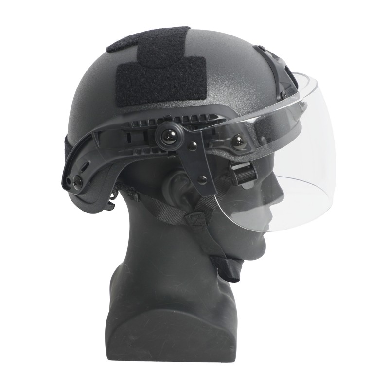 FAST Riot Control Helmet with Full Face Shield for Field Mission Ready