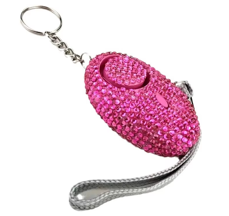  Allarme portachiavi di strass 