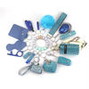16 PCS Rhinestone Torychain fai -da -te SET di autodifesa
